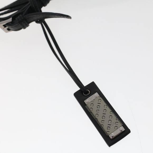 GUCCI Hand Bag Leather Black 76554 Auth bs6473 - Picture 9 of 16